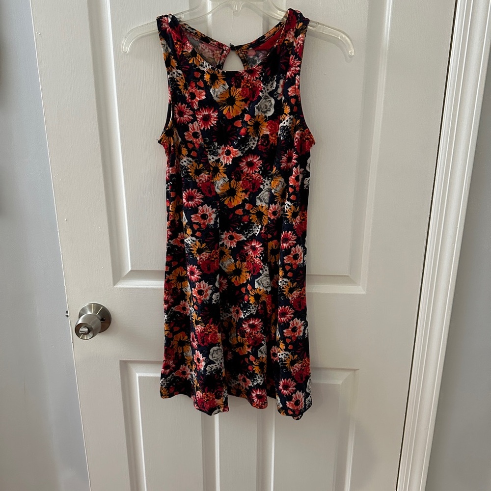 Floral summer a-line dress